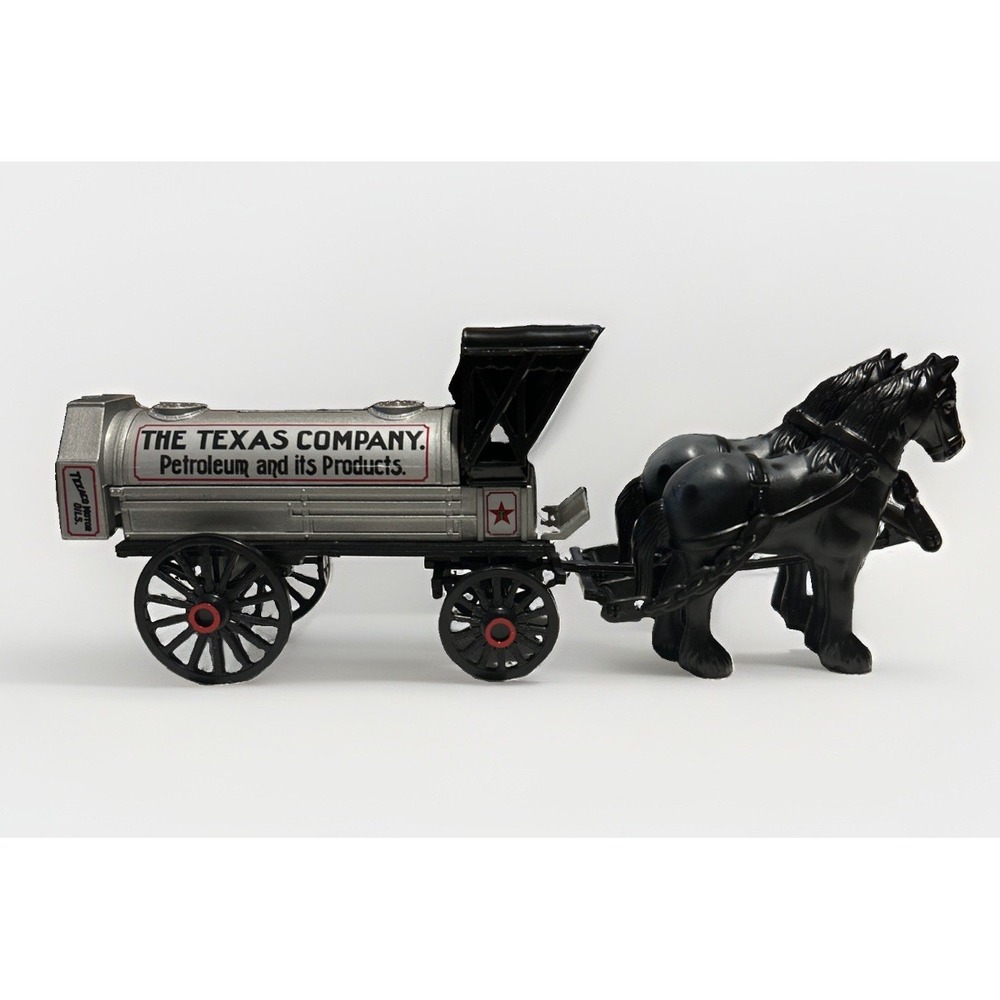 Texaco Horase & Tanker Locking Coin Bank 1991 ERTL Collectors Seris #8